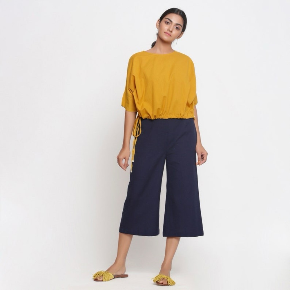 Navy Women's crop pant